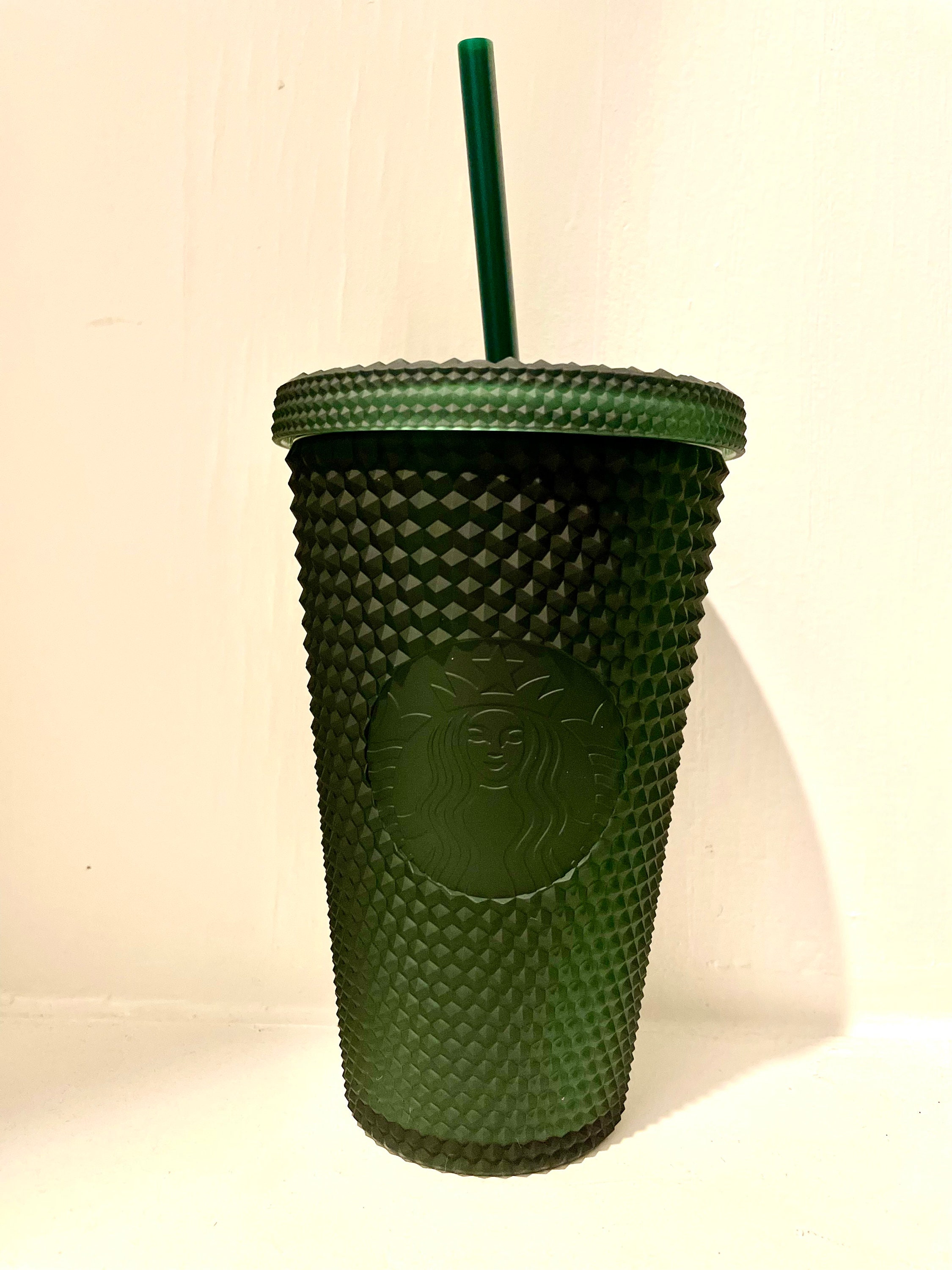 Matte Black Starbucks Cold Cup Tumbler Reusable, Grande 16 Oz 