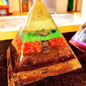 orgonite crystal pyramid