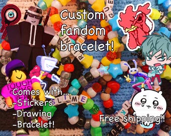 Custom Fandom Bracelet! (Read desc for info!)