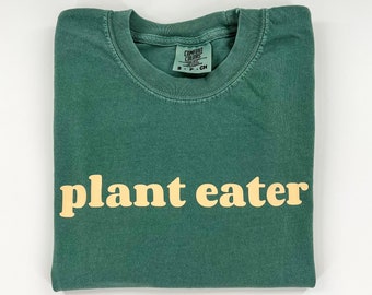 Plant Eater Shirt | Green Vegan T-shirt | Vegan Activism Tee | Animal Rights | Vegan Gift