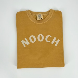 Nooch Shirt | Yellow Vegan T-shirt | Vegan Activism Tee | Animal Rights | Vegan Gift