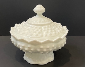 ヴィンテージ フェントン シュガーボウル ジェリージャー キャンディ皿