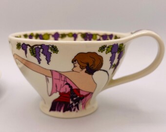 ドイツ　Villeroy boch ヴィンテージ　チューリップ　オーバル Villeroy Boch New Wave - Etsy