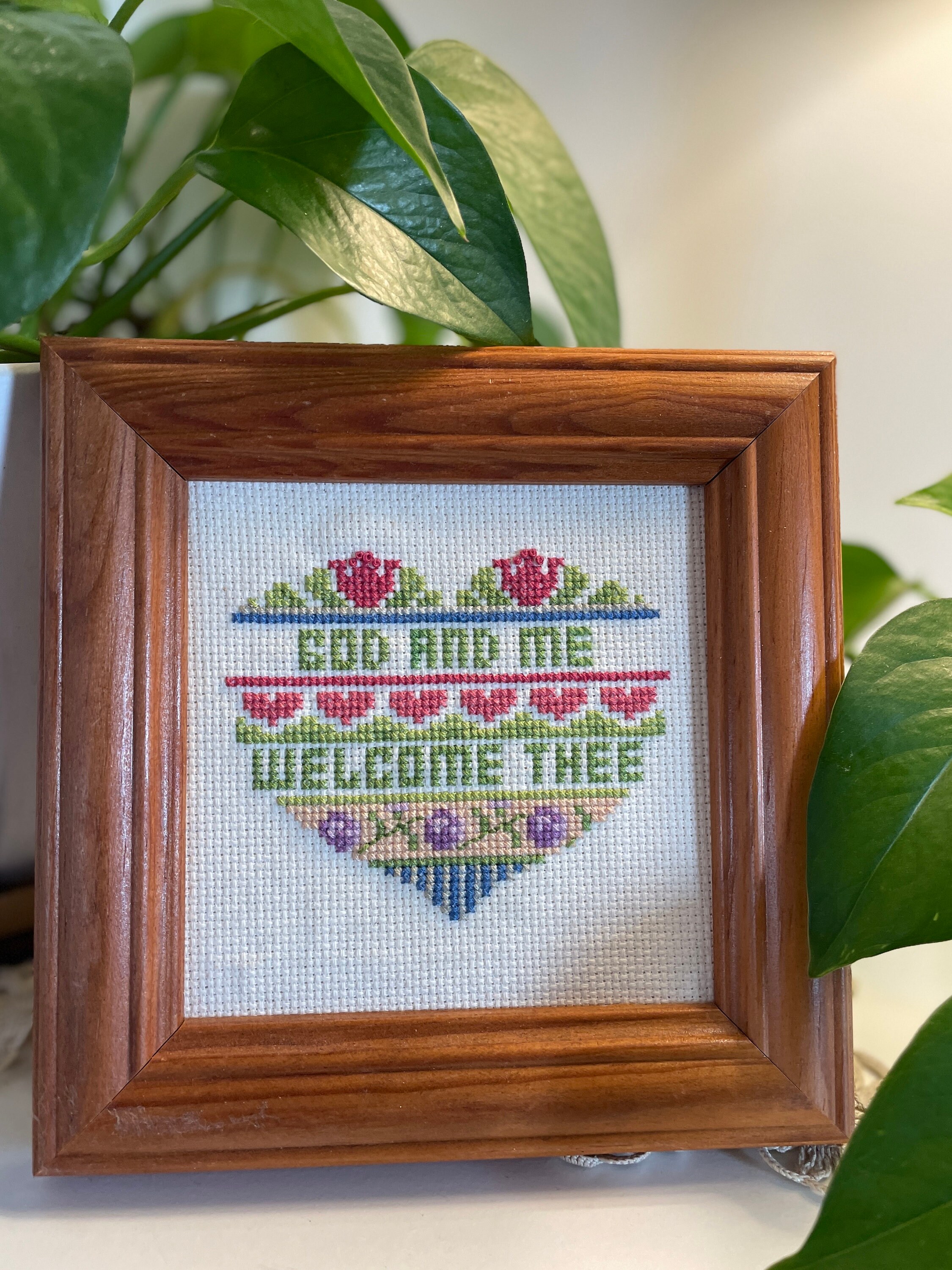 PETIT CADRE - Abécédaire - point de croix - broderie - EUR 5,00 - FR