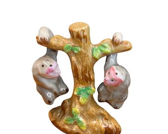 Vintage Monkey Salt and Pepper Shaker Set - Made in Japan