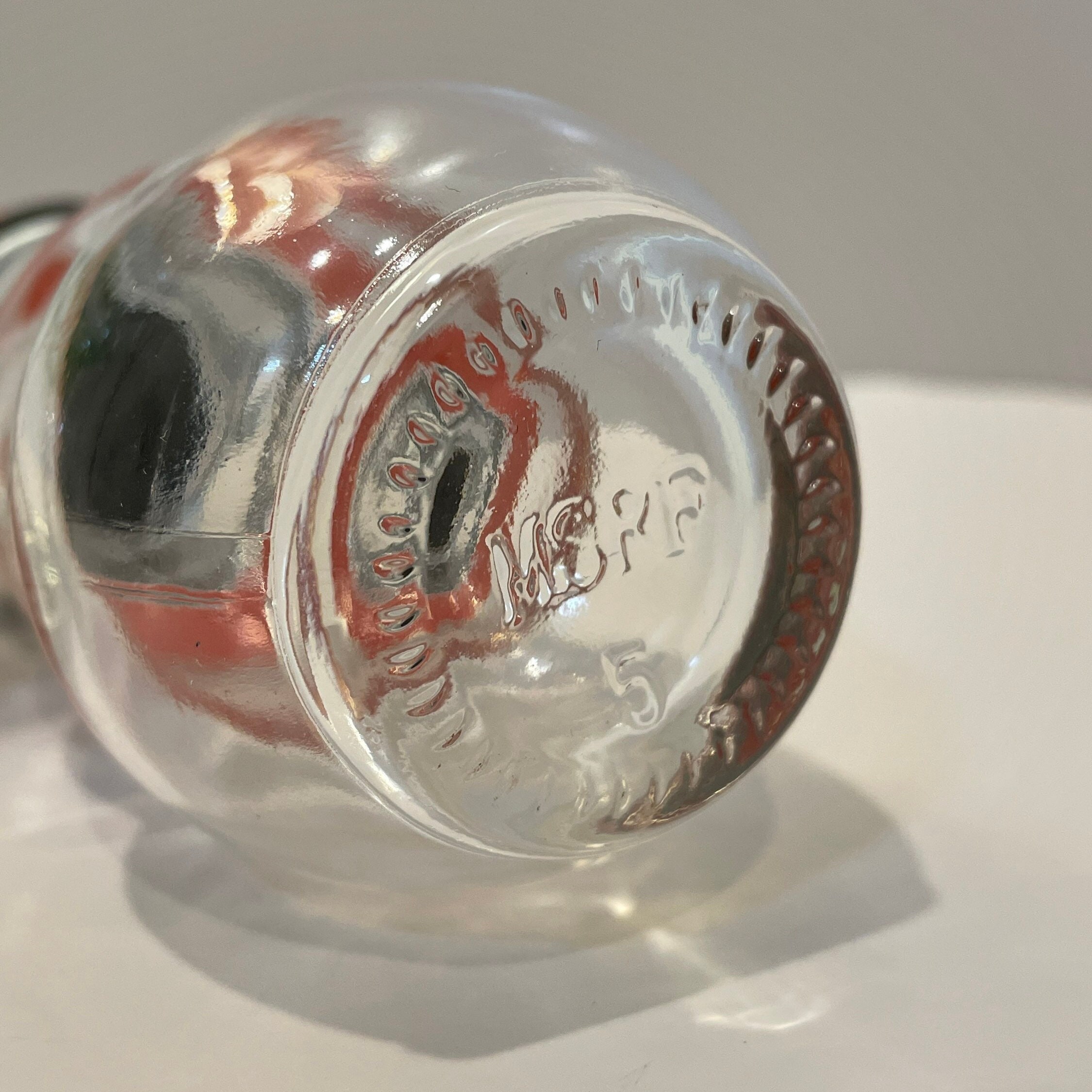 MSRF Vintage Set of 2 Clear Glass Snowmen Jars - Etsy
