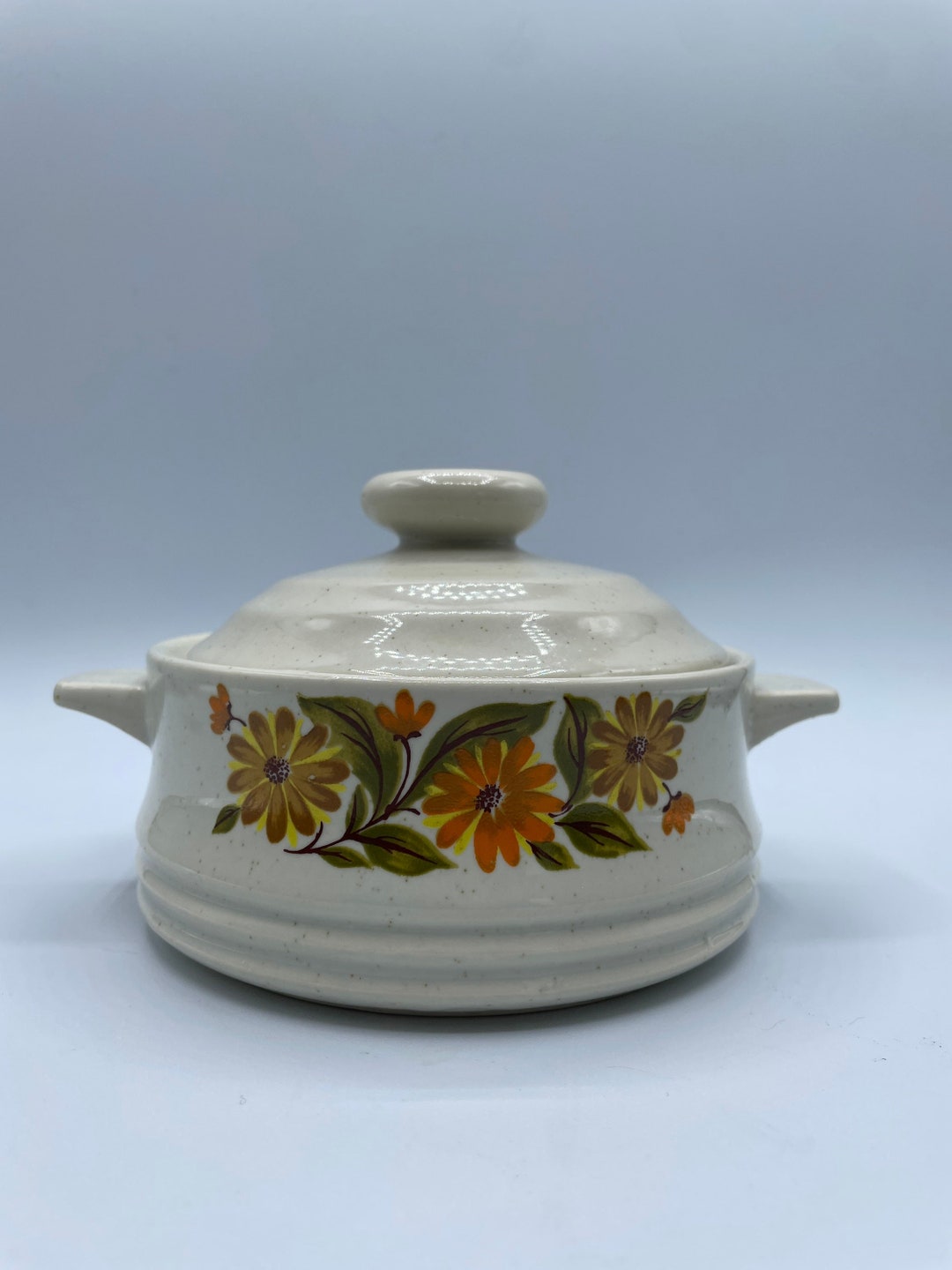 Vintage Capri Bake Serve N' Store Individual Stoneware Casserole Dish