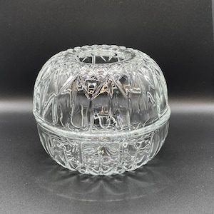 Vintage Homco Clear Glass Fairy Lamp – Made in the USA