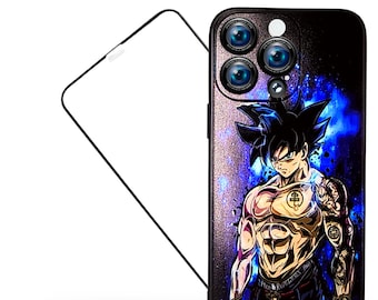 Anime iPhone Case – Shockproof Cartoon Design, Screen Protector