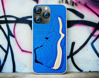 for Apple iPhone – Fashion 3D Sneaker Designs case - Blue