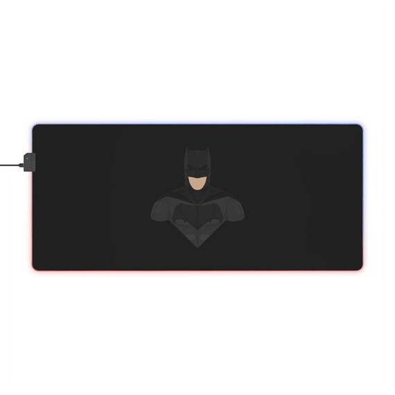 Batman LED Gaming Mouse Pad Etsy