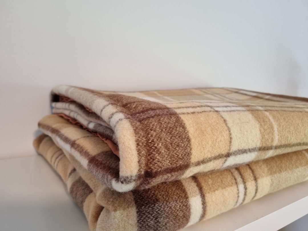Pure Wool Laconia Blanket Vintage Retro Made in Australia Etsy Australia