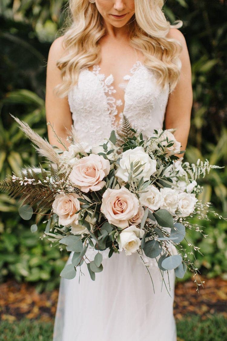 Bridal Bouquet I Artificial Flowers I Roses, Euclapytus and Various Other Flowers