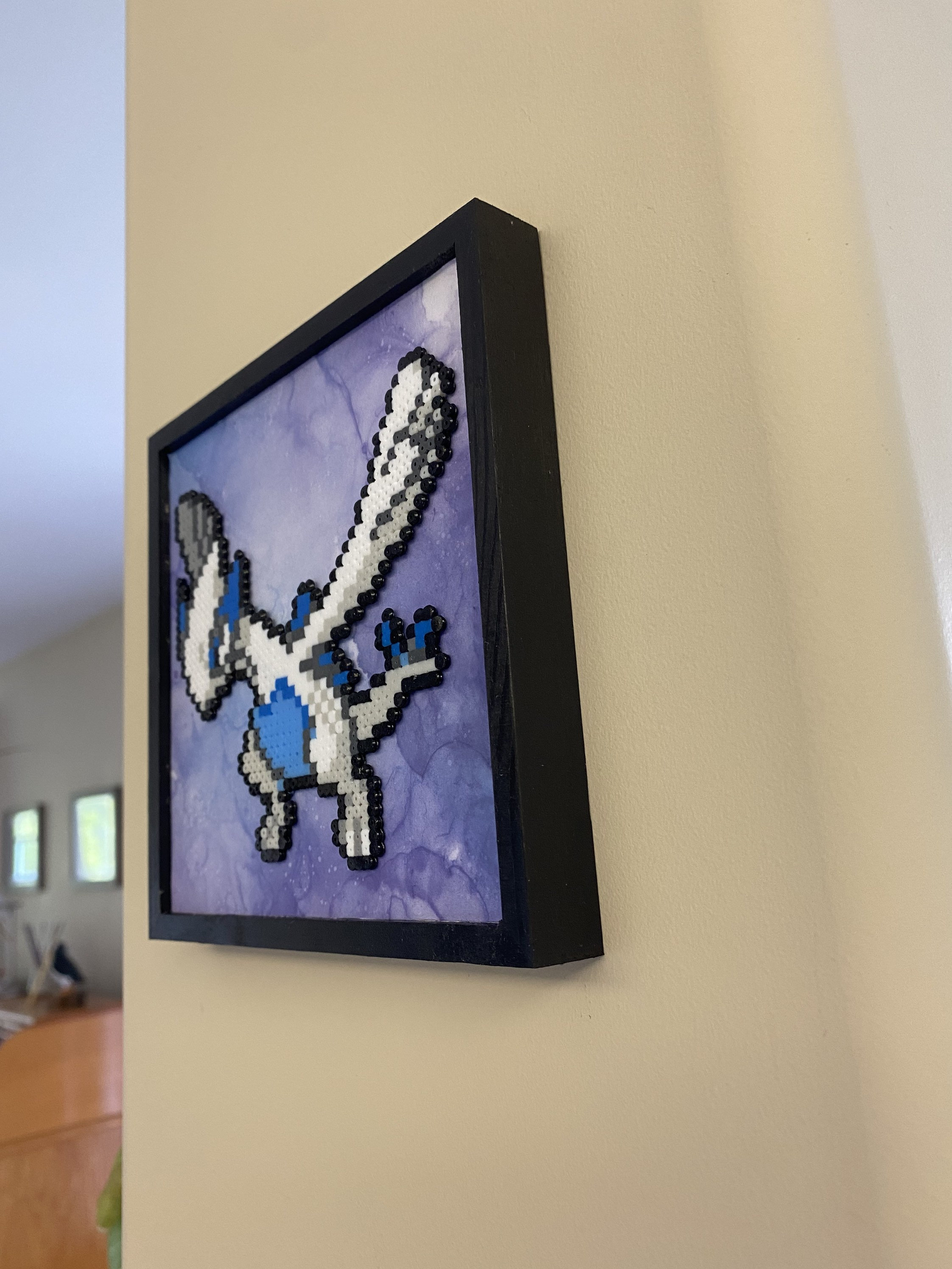 Lugia Pixel Wall Art Etsy