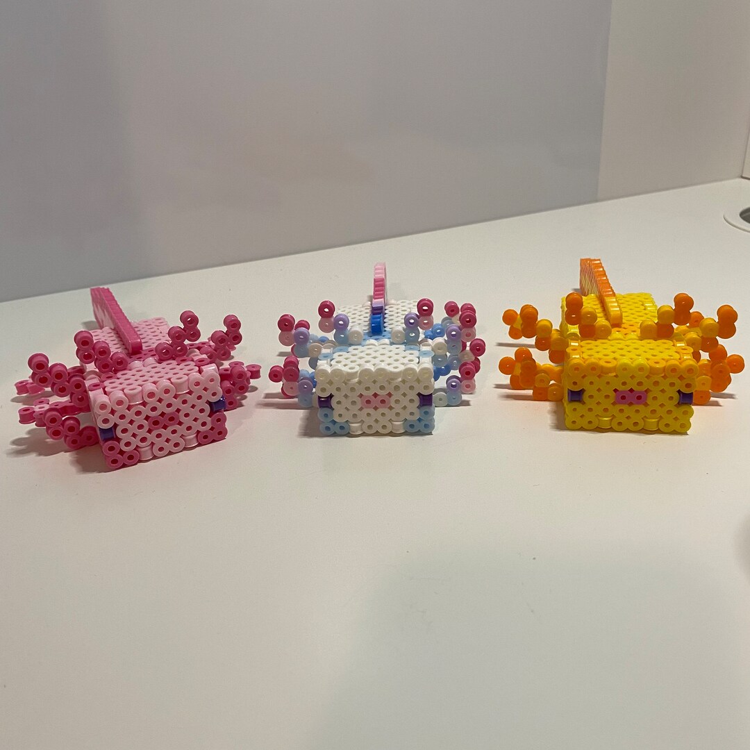 Axolotl 3D Pixel Figure - Etsy UK