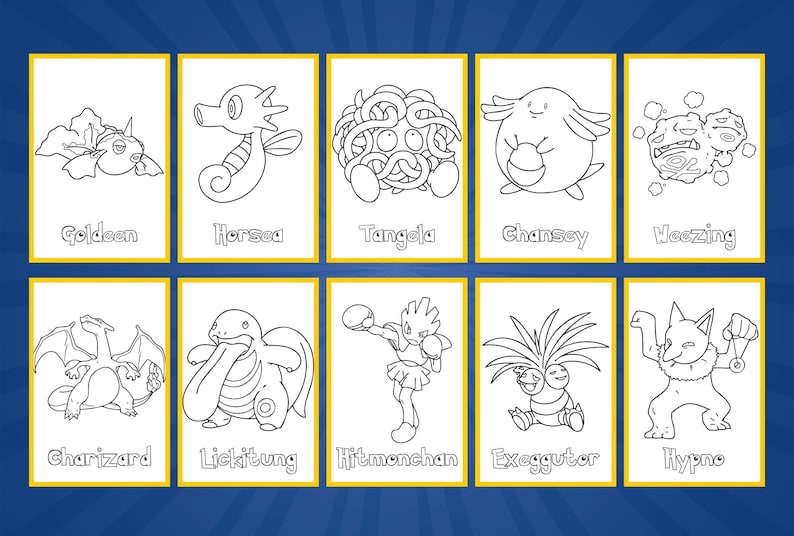 150+ Pokemon Printable Coloring Pages, Digital Download, A4 Format for Childrens Creativity, Kid Coloring Pages, Pikachu, JPEG, PNG, PDF, pokemon coloring page, pokemon coloring sheets, coloring book pages pokemon, coloring book pages pokemon,