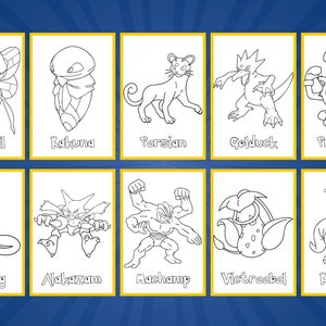 150+ Pokemon Printable Coloring Pages, Digital Download, A4 Format for Childrens Creativity, Kid Coloring Pages, Pikachu, JPEG, PNG, PDF, pokemon coloring page, pokemon coloring sheets, coloring book pages pokemon, coloring book pages pokemon,