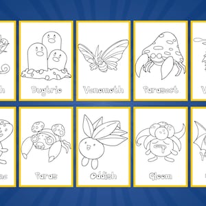 150+ Pokemon Printable Coloring Pages, Digital Download, A4 Format for Childrens Creativity, Kid Coloring Pages, Pikachu, JPEG, PNG, PDF, pokemon coloring page, pokemon coloring sheets, coloring book pages pokemon, coloring book pages pokemon,
