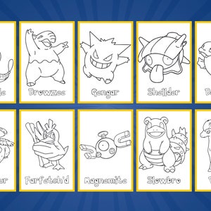 150+ Pokemon Printable Coloring Pages, Digital Download, A4 Format for Childrens Creativity, Kid Coloring Pages, Pikachu, JPEG, PNG, PDF, pokemon coloring page, pokemon coloring sheets, coloring book pages pokemon, coloring book pages pokemon,