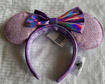 Purple ear headband