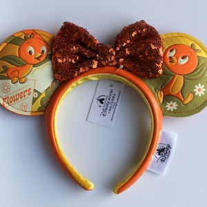 Orange Bird Headband Ears