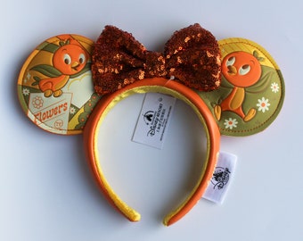 Orange Bird Headband Ears