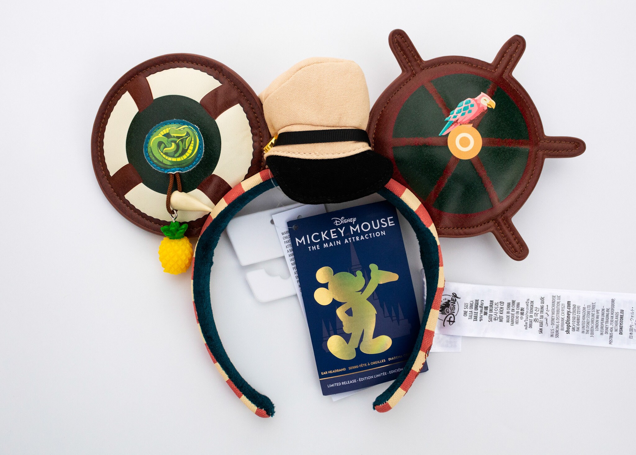 Disney’s 50th Mickey Attraction Jungle Cruise Headband Main Attraction Jungle Cruise Ear Disney New | Mercari main image 4