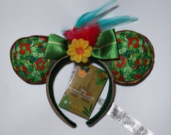 Minnie Mouse Main Attraction Tiki Room Ears Headband - Etsy display picture 2