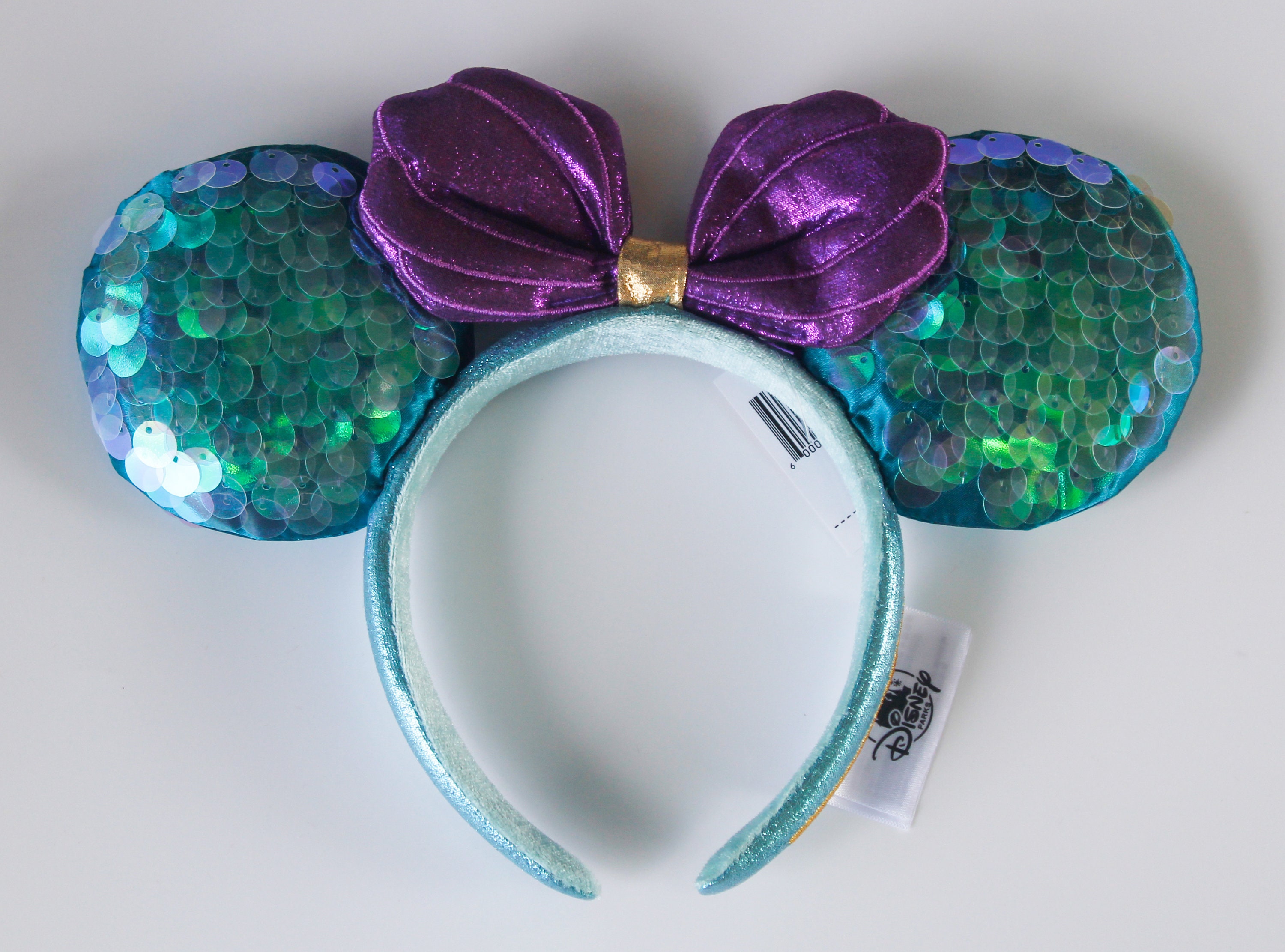 Disney Parks Ariel Sequin Headband Ears - Etsy