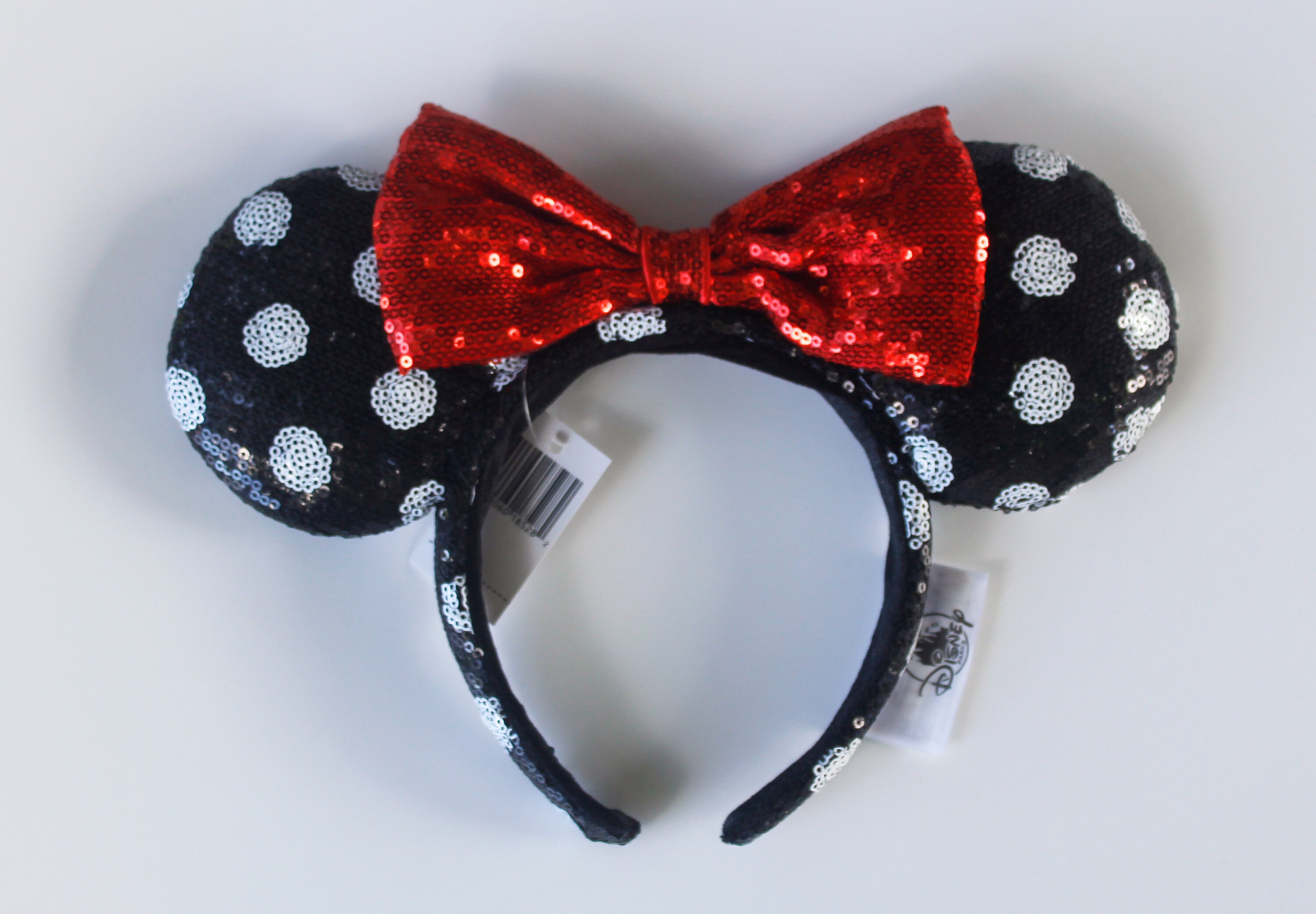 Disney ears park merch Minnie Mouse classic black with bow red polka dot white Two new Ear Headbands are available at Walt Disney World  main image 4