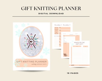 Printable Gift Knitting Planner