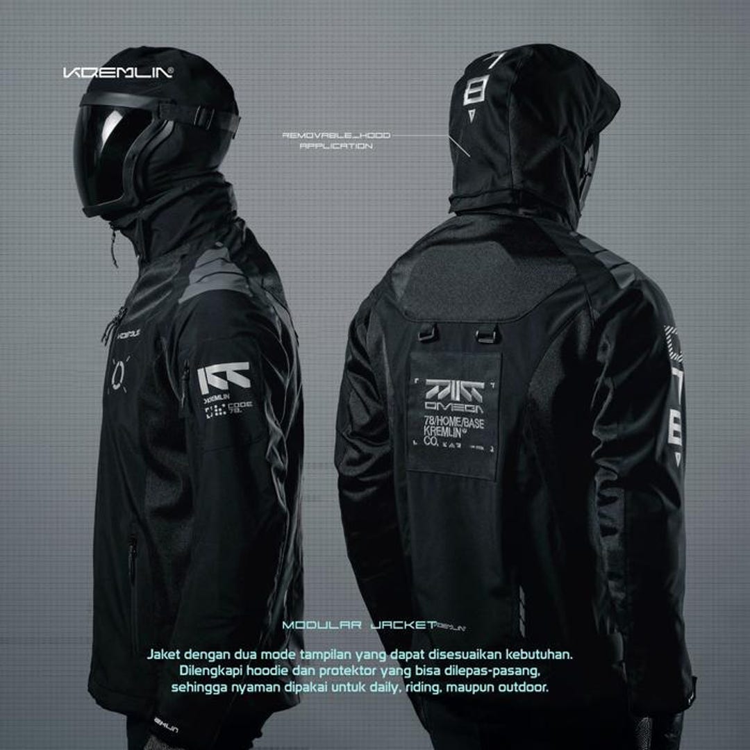 Urban Dystopian Riding Modular Jacket With Protective Inserts - Etsy