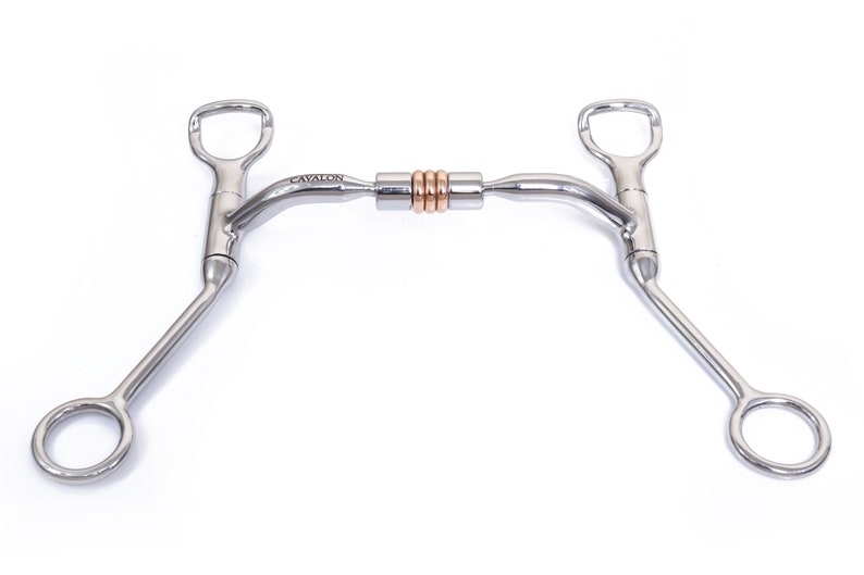Cavalon 5 Western Shank Barrel Bit With Copper Rollers Etsy