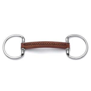 Cavalon Eggbutt Soft Leather Snaffle Bit