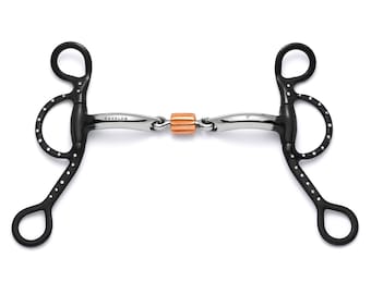 Mors De Filet (snaffle Bit) Allemand En Argent Double Joint Pastille - Taille 5 - Marque NY Tack, Neuf