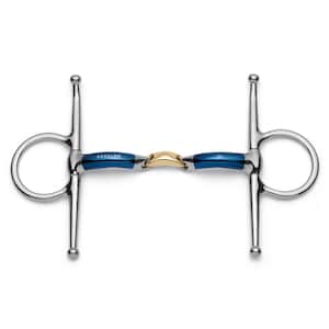Full Cheek Snaffle Horse Bit, Sweet Iron Lozenge Link Mouth for Soft Contact | Cavalon