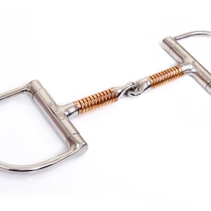 Cavalon Hunter D-Ring Bloccaggio Singolo Giunto Snaffle Bit