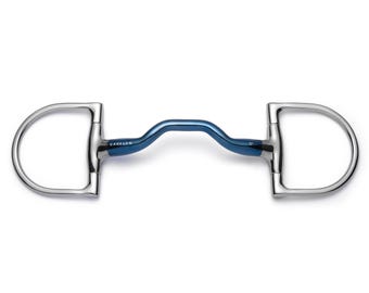Cavalon Hunter D-Ring Low Port Mullen Sweet Iron Snaffle Horse Bit