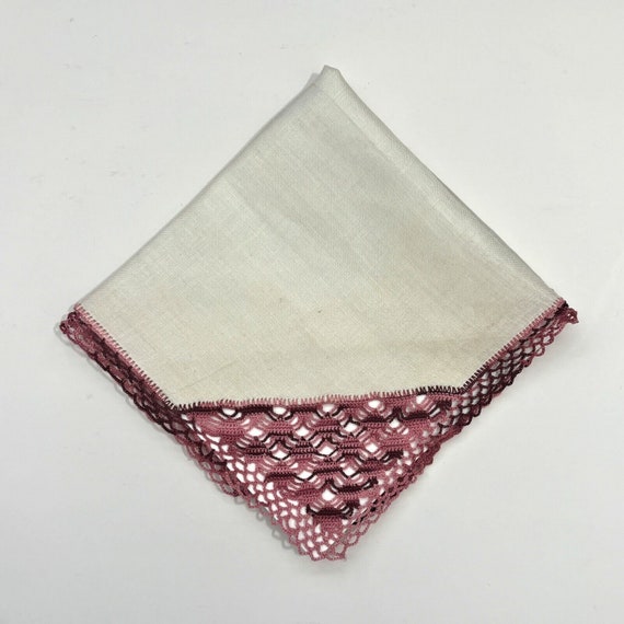 Linen hankies to crochet discount