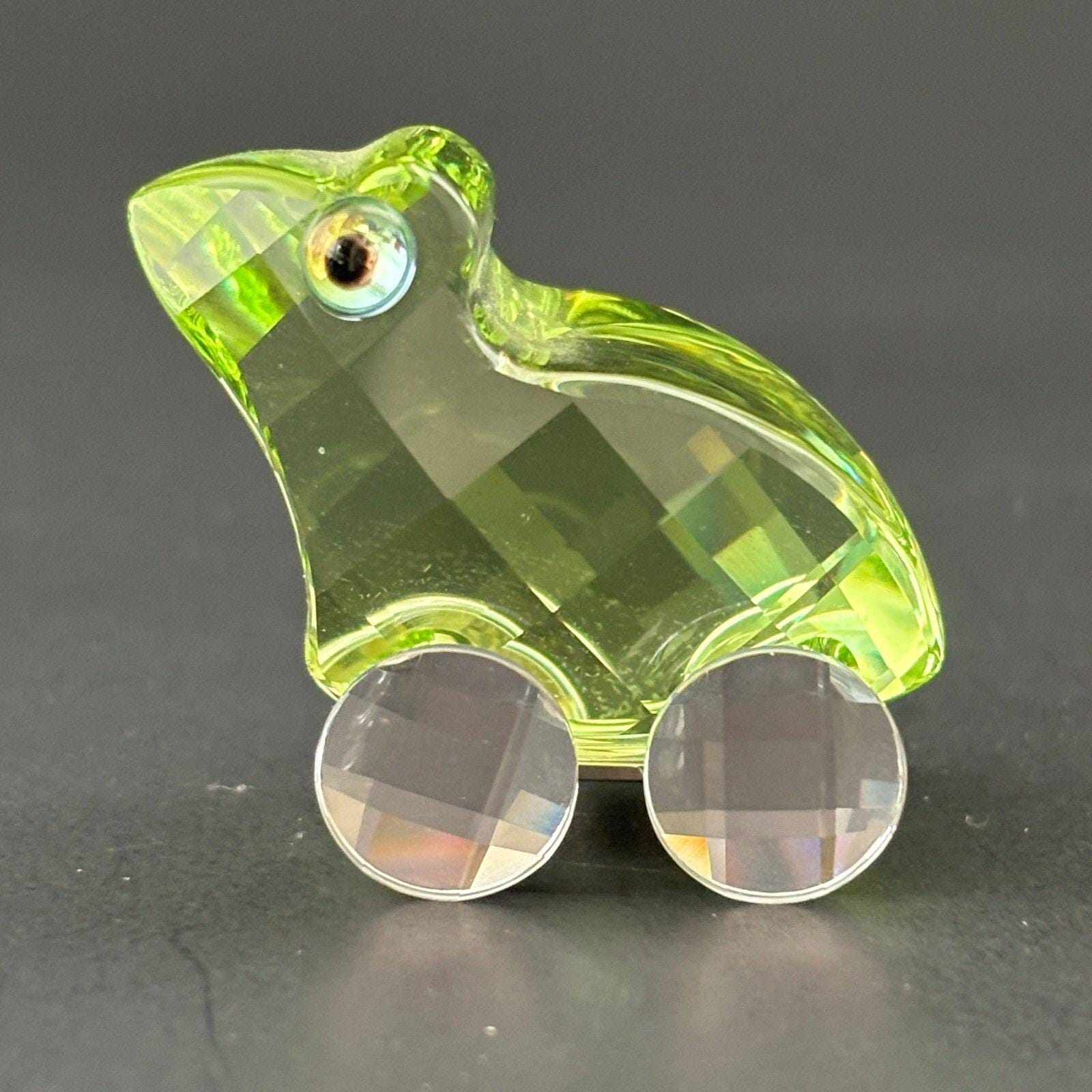 スワロフスキー グリーン オーストリア産クリスタル フレッドフロッグ