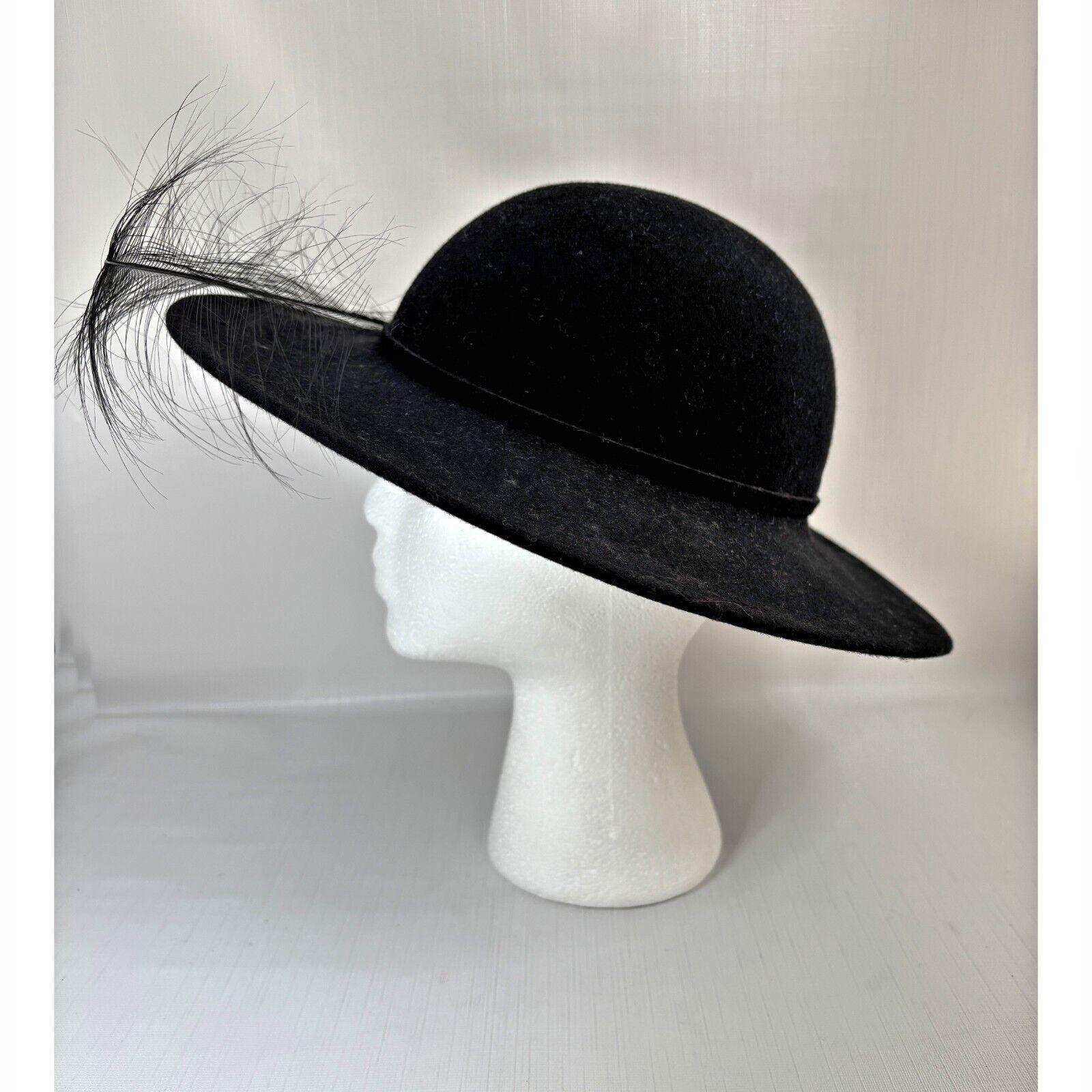 Betmar Wide Brim Wool Hat Church Chic Neiman Marcus Union Made USA Vintage Betmar Wide Brim Wool Hat Church Chic Neiman Marcus Union  main image 4