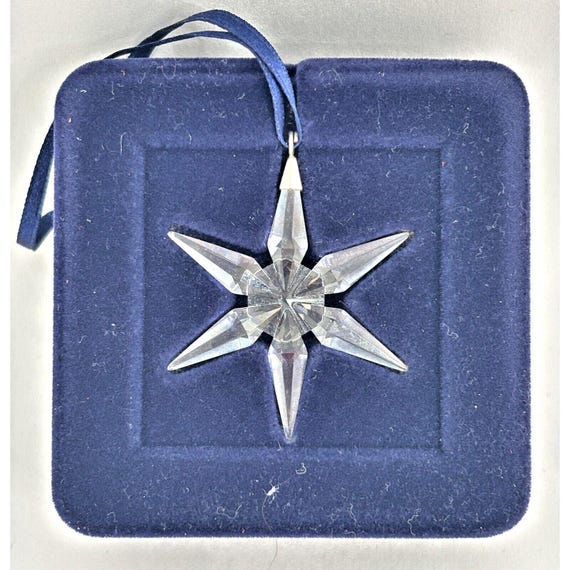 Swarovski Crystal Little Star Ornament 2003 Annual Box Holiday