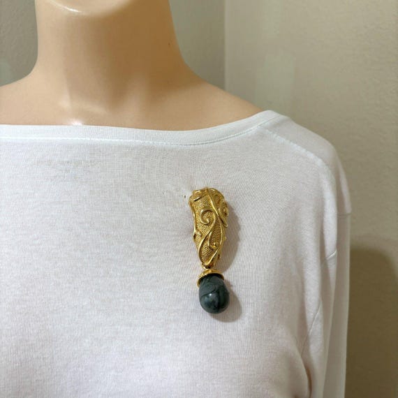 Jose Barrera Avon Womens Venetian Mist Collection Brooch Pin 1990s