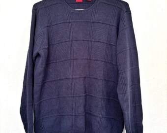 Arrow Mens Y2K Minimalist Casual Cotton Sweater Large Tall Quite Luxury Preppy