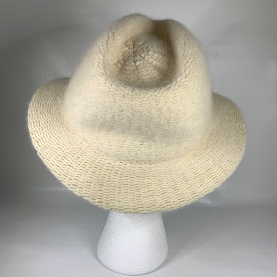 Vintage Mid Century Italian Knit Wool Angora Blen… - image 5