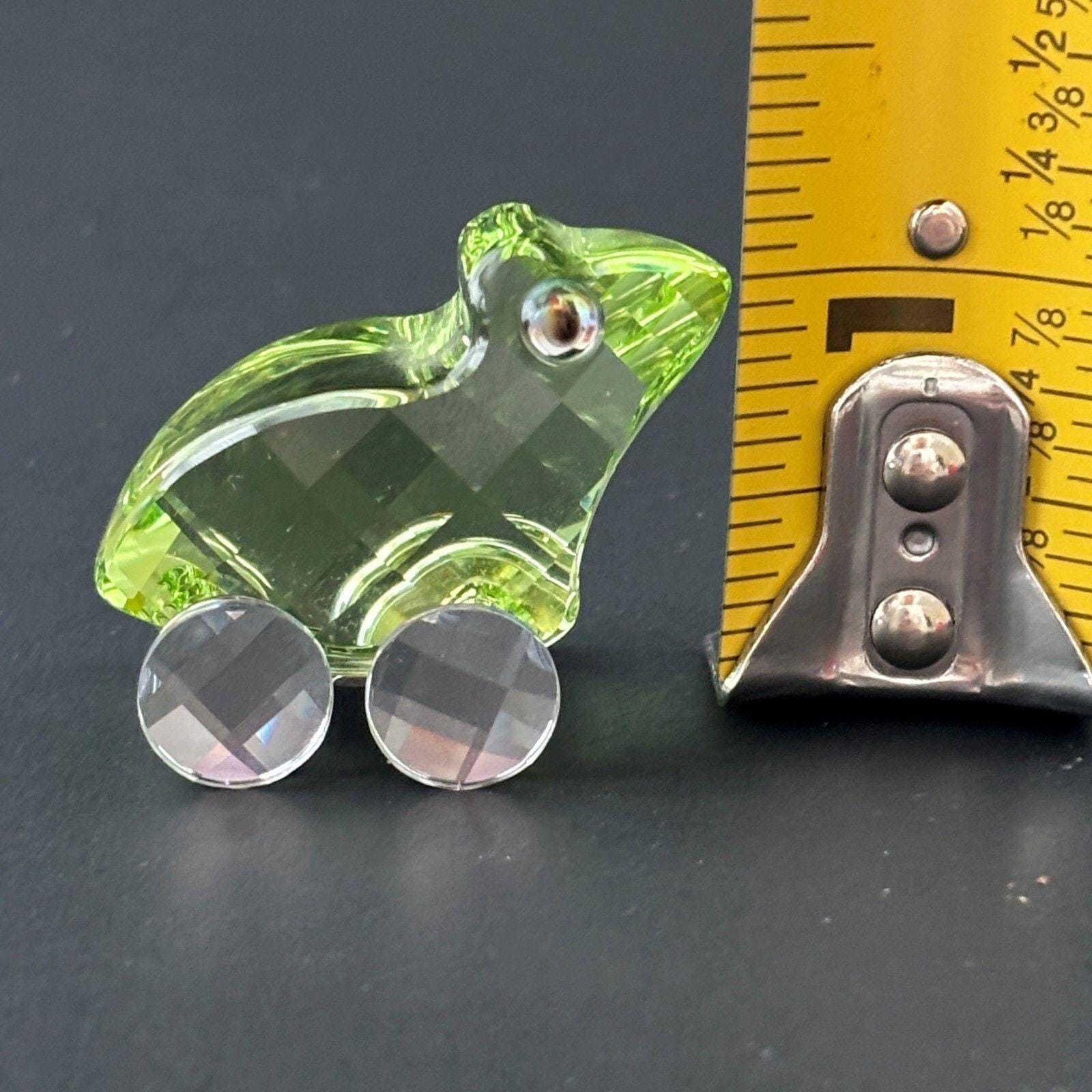 スワロフスキー グリーン オーストリア産クリスタル フレッドフロッグ