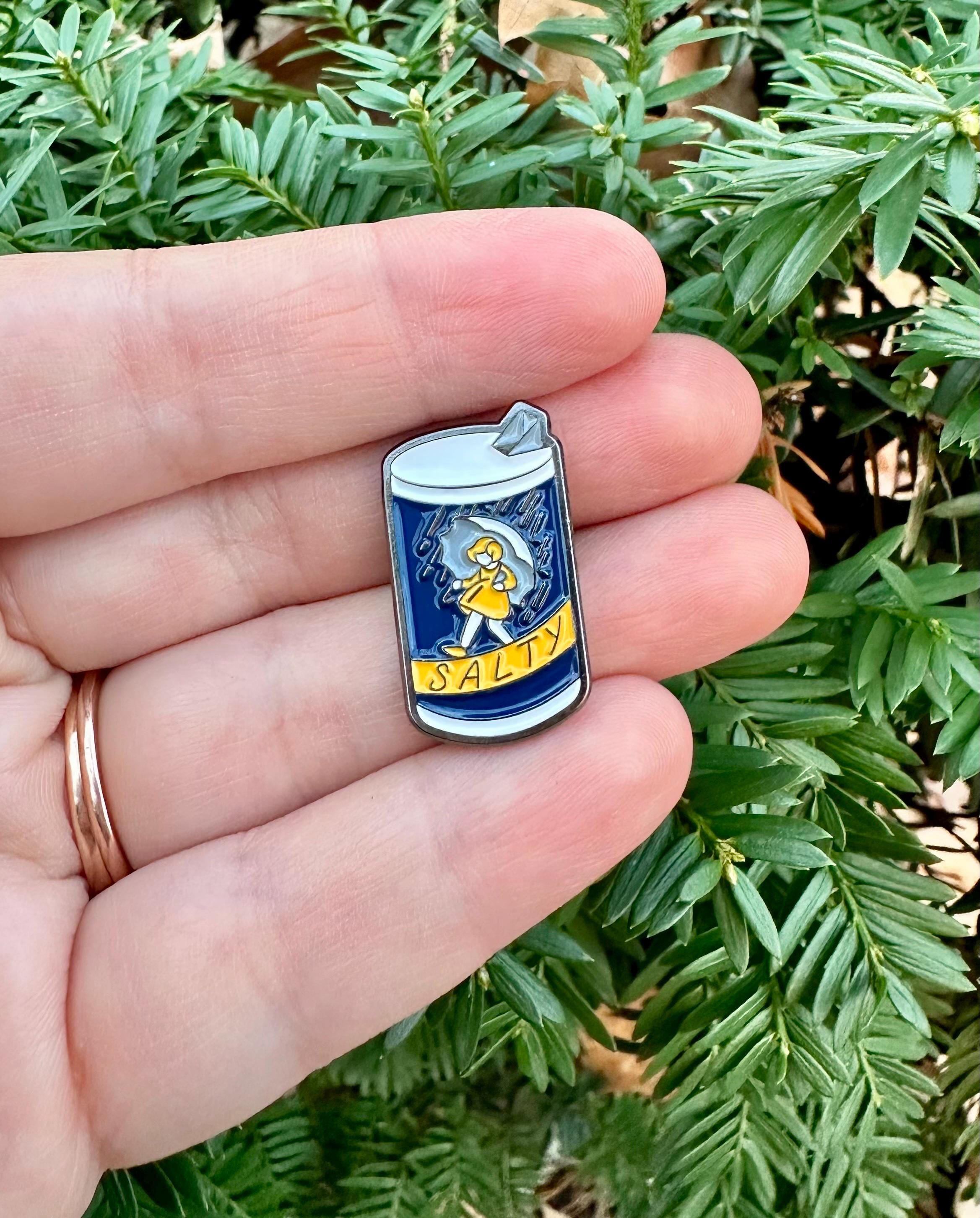Salty Enamel Pin | Funny enamel pin | Silly Enamel Pin | Sarcastic Enamel Pin | Gift Idea | Sassy Pin