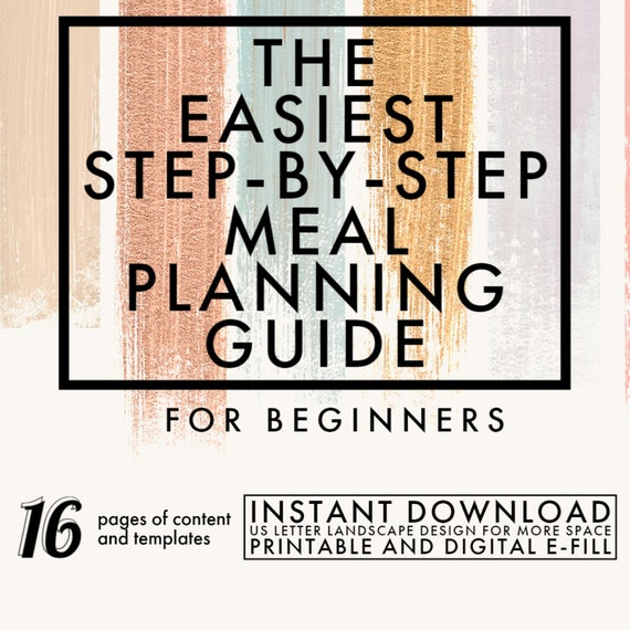 EASY Step by step Meal Planning Guide For Beginners Instant Etsy easy-step-by-step-meal-planning-guide-for-beginners-instant-etsy