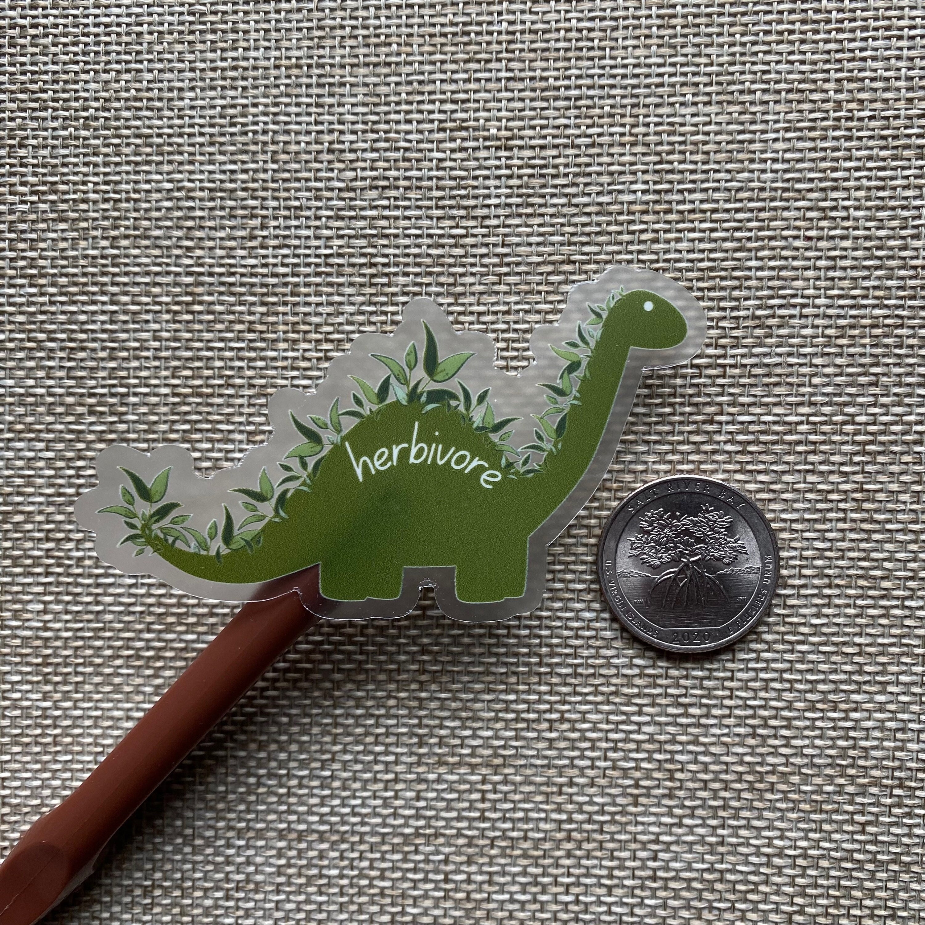 Magnifique sticker Dinosaure herbivore
