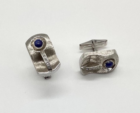 K14WG カフスボタン 14金 ホワイトゴールド カフリンクス K14 WG 14金